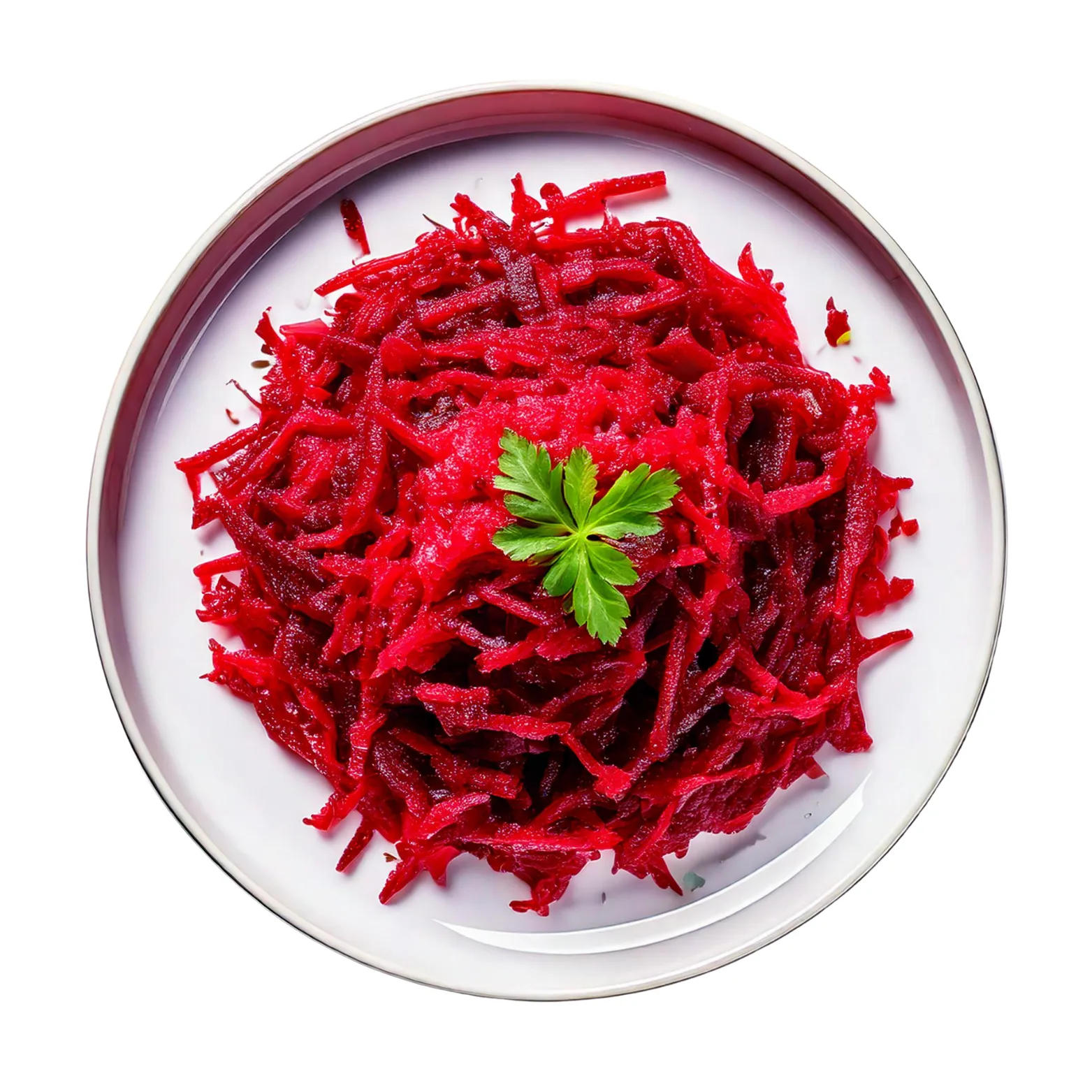 Grated Beets With Horseradish.
