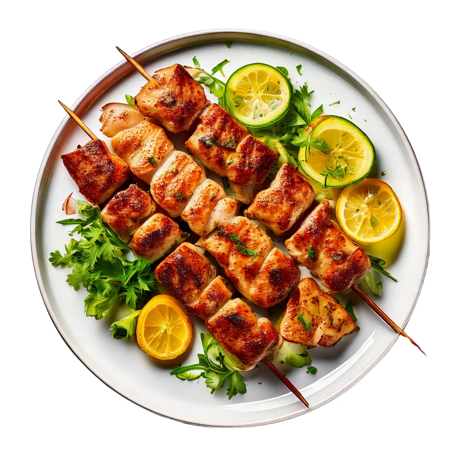 Turkey Kebabs.