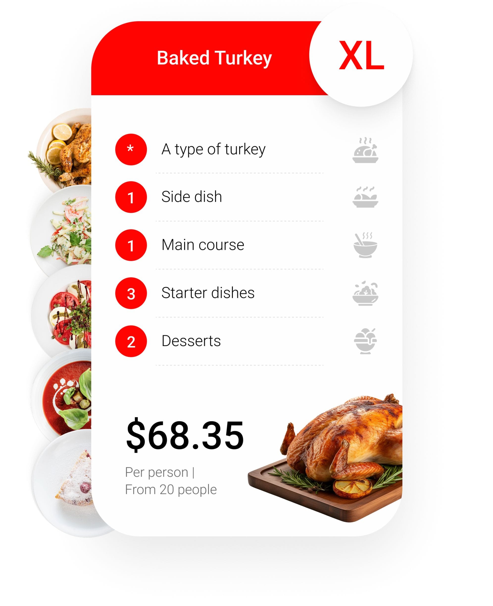 Baked turkey XL