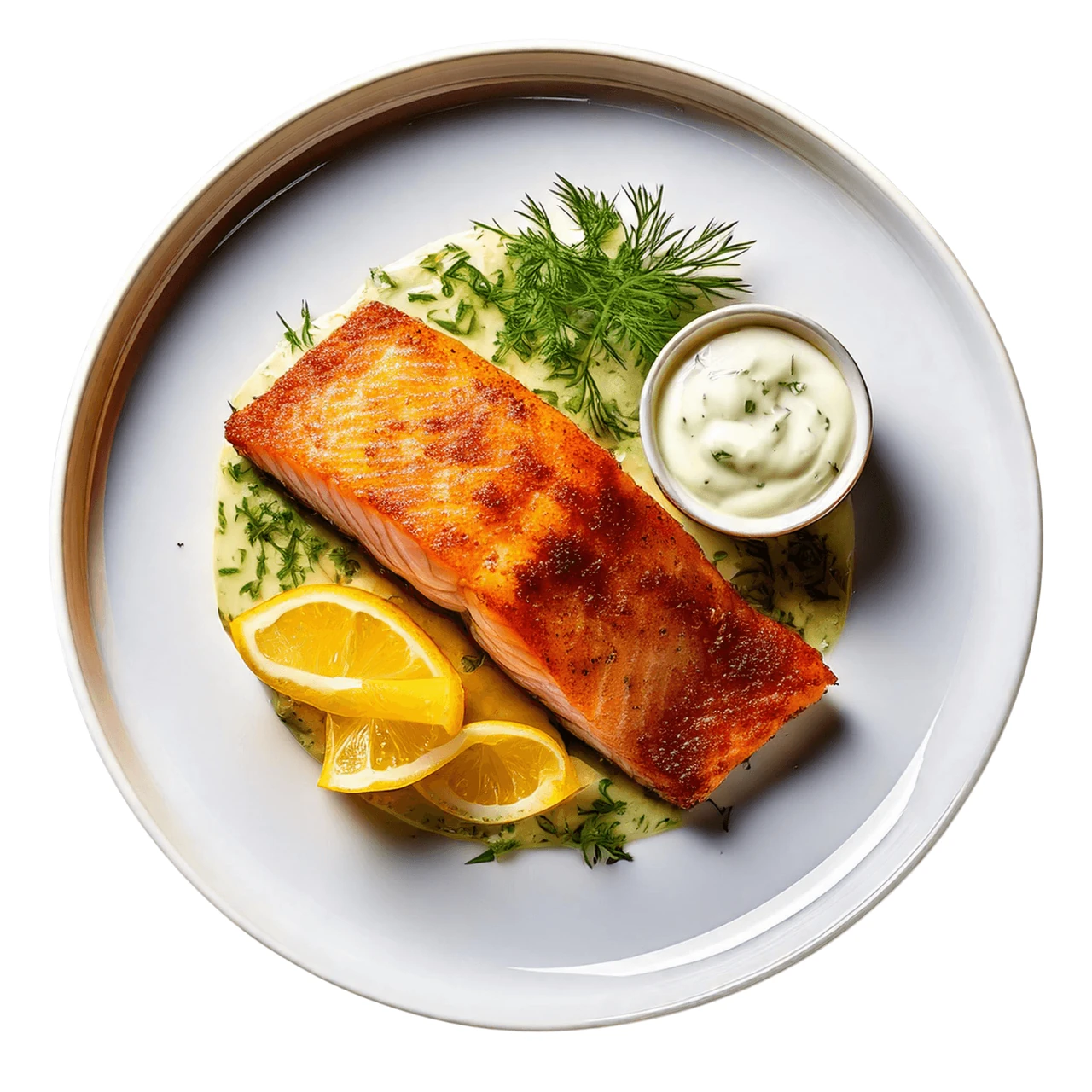 Baked Fish with Tartar Sauce
