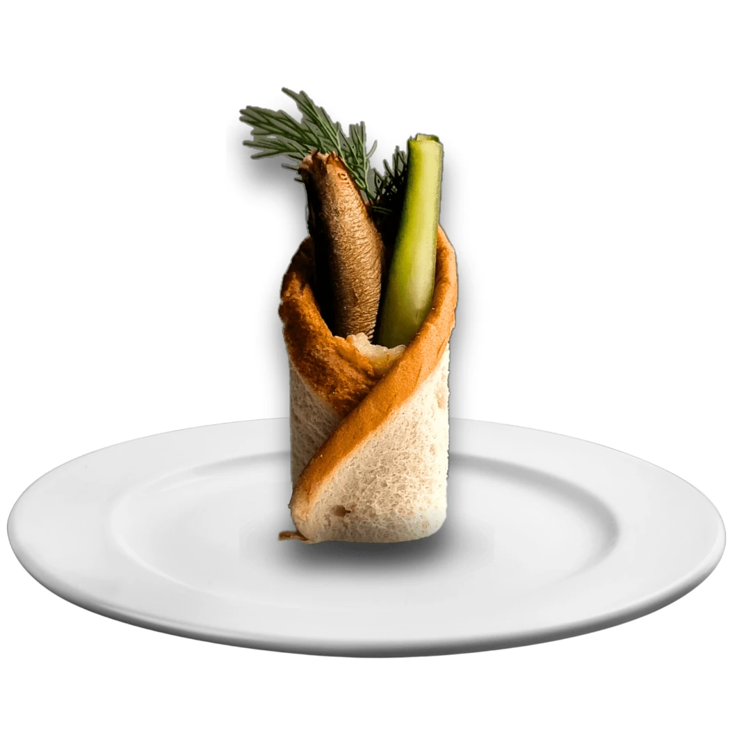 Cucumber and Sprat Canapés