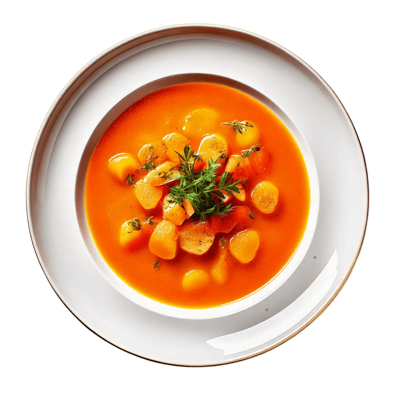 Carrot, Potato and Ginger Soup