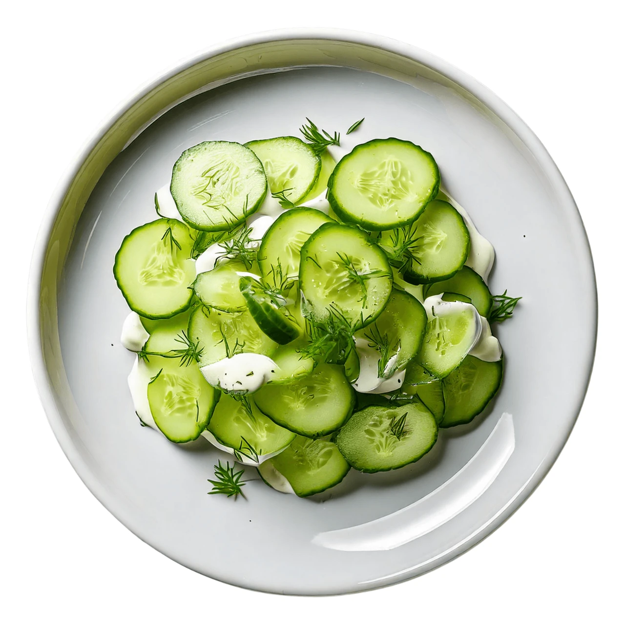 Creamy Cucumber and Dill Salad